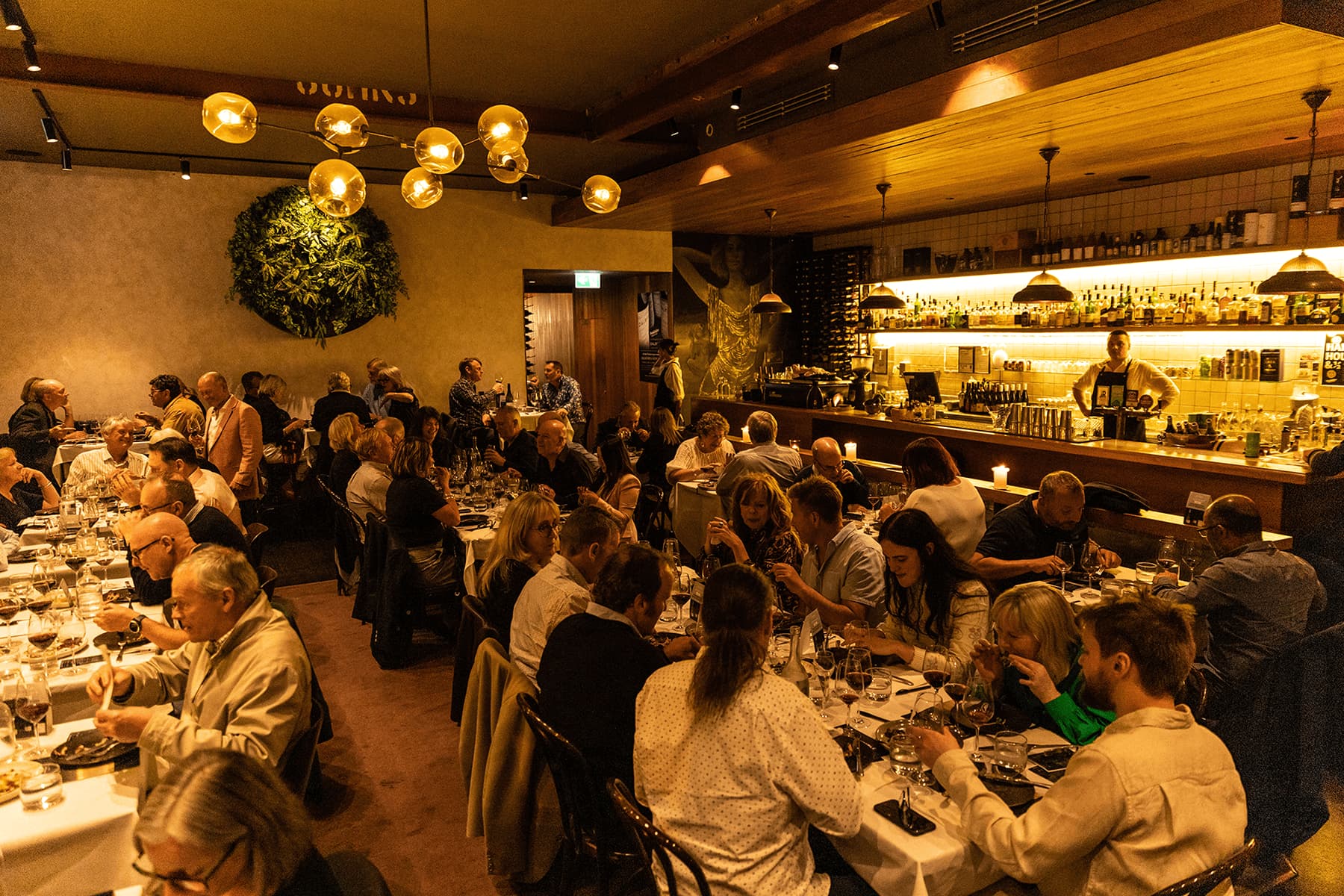 Prohibition dining room in Camberwell, Melbourne.