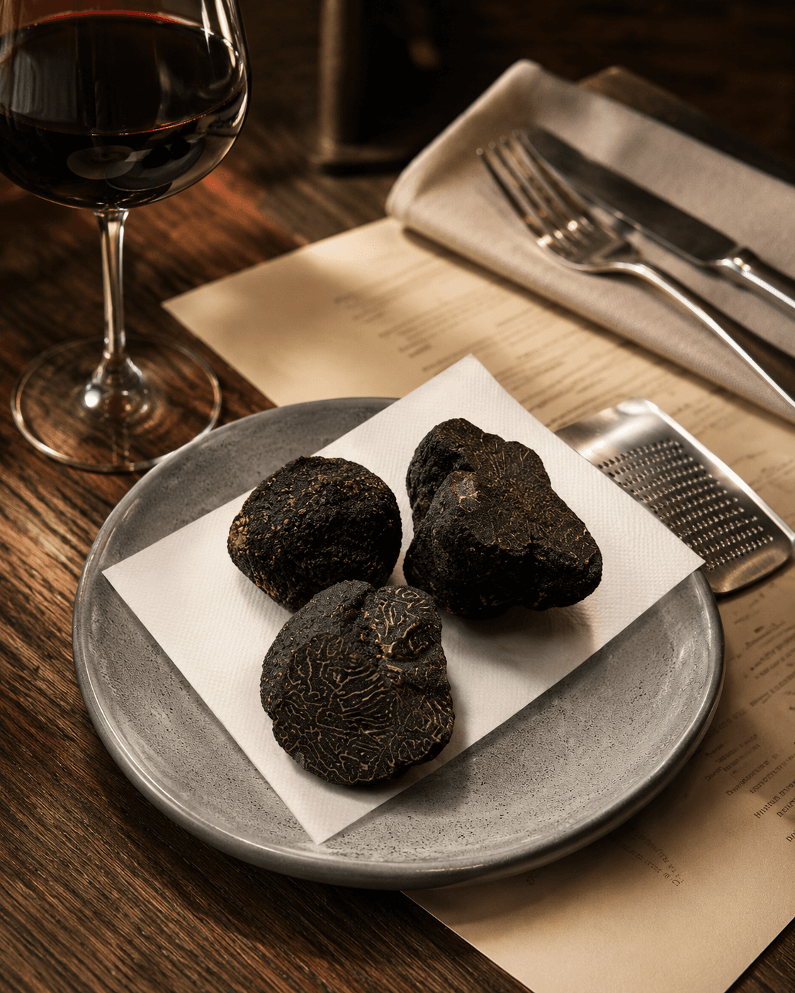 Truffle One premium black truffles presented for marketplace sale